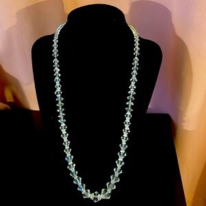 Crystal necklace  stringed no claps smoke free environment